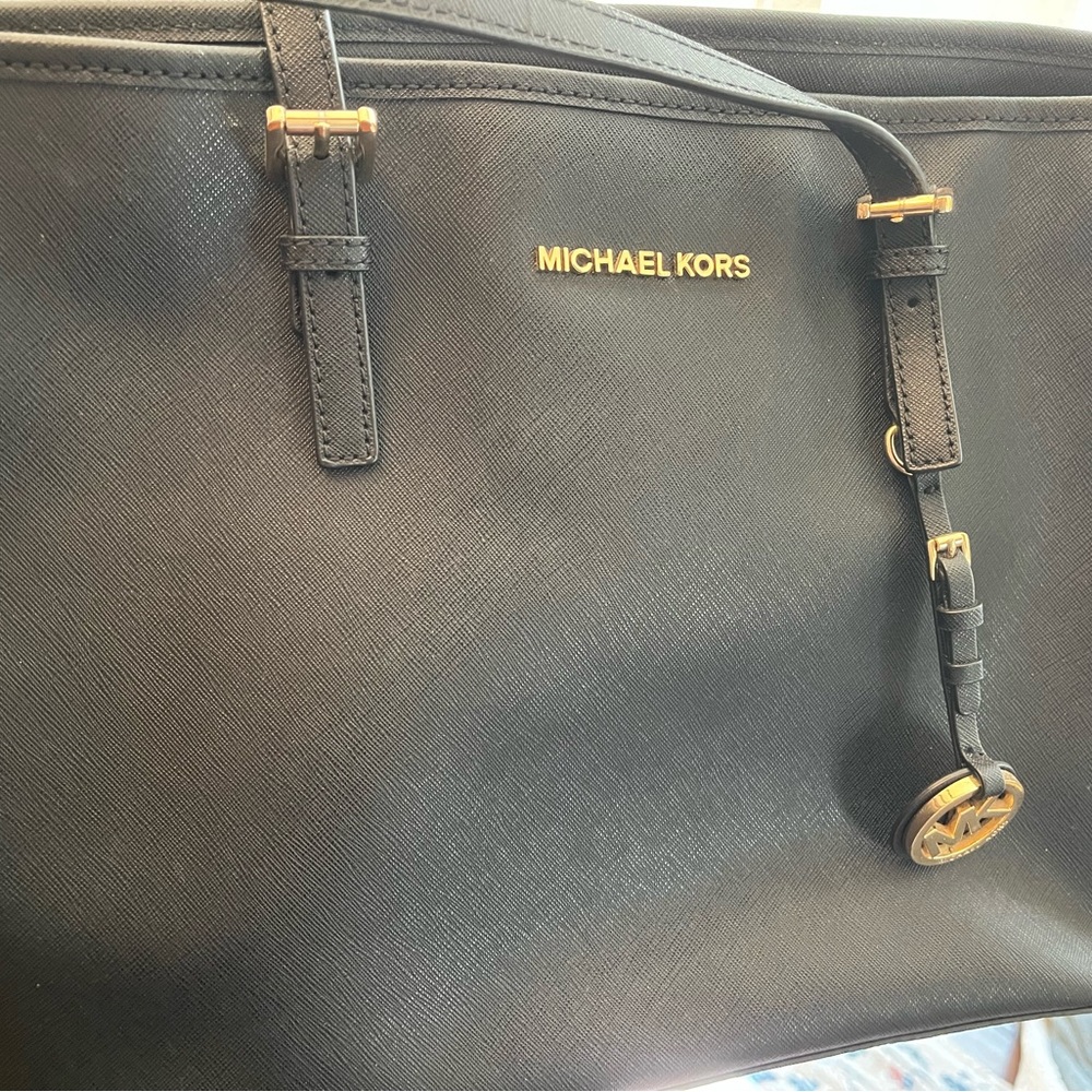 Michael Kors like new black tote
